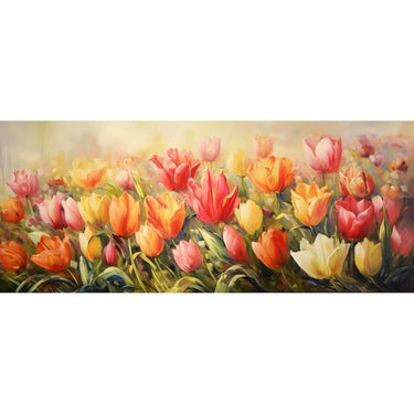 canvas of Tulips on Canvas